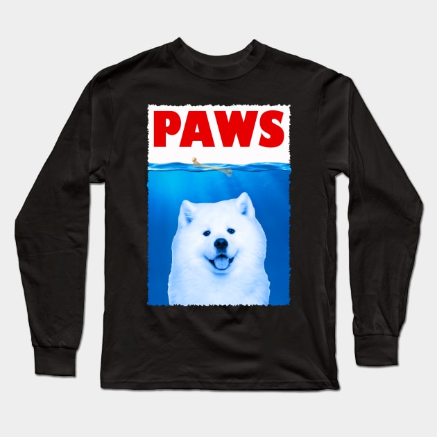 Fluffy Friends Samoyed Chronicles, Stylish Tee Extravaganza Long Sleeve T-Shirt by Gamma-Mage